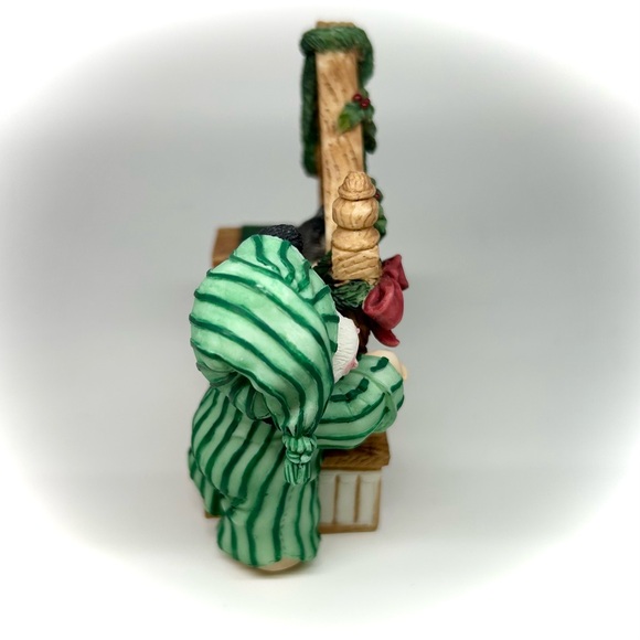 Mary's Moo Moos Enesco 1999 I Thought I Herd Him #548693 Christmas Figure w/Box - Picture 5 of 13